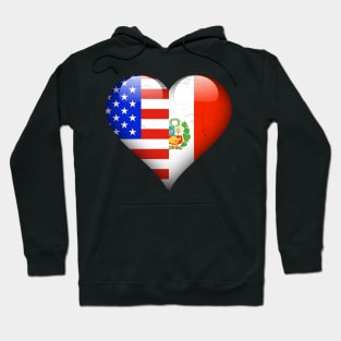 Half American Half Peruvian - Gift for Peruvian From Peru Hoodie